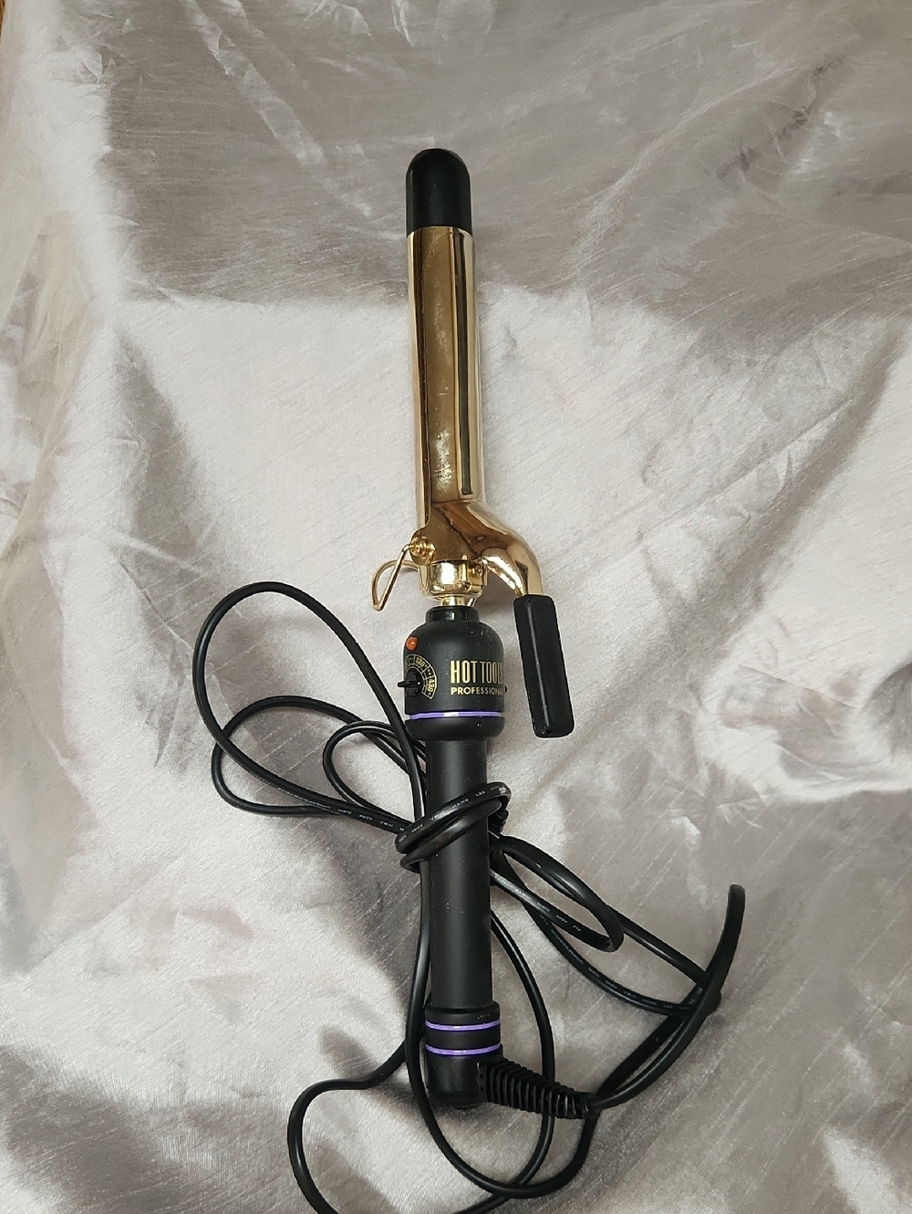 Gold and Black Curling Iron - Hot Tools Professional